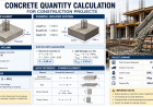 Concrete Quantity Calculation for Construction Projects