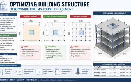 Optimizing Building Structure: Determining Column Count & Placement