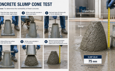 Concrete Slump Cone Test Procedure: Apparatus, Processes & Slump Cone Size